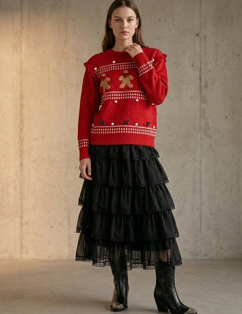 Gingerbread Social Sweater - Westly