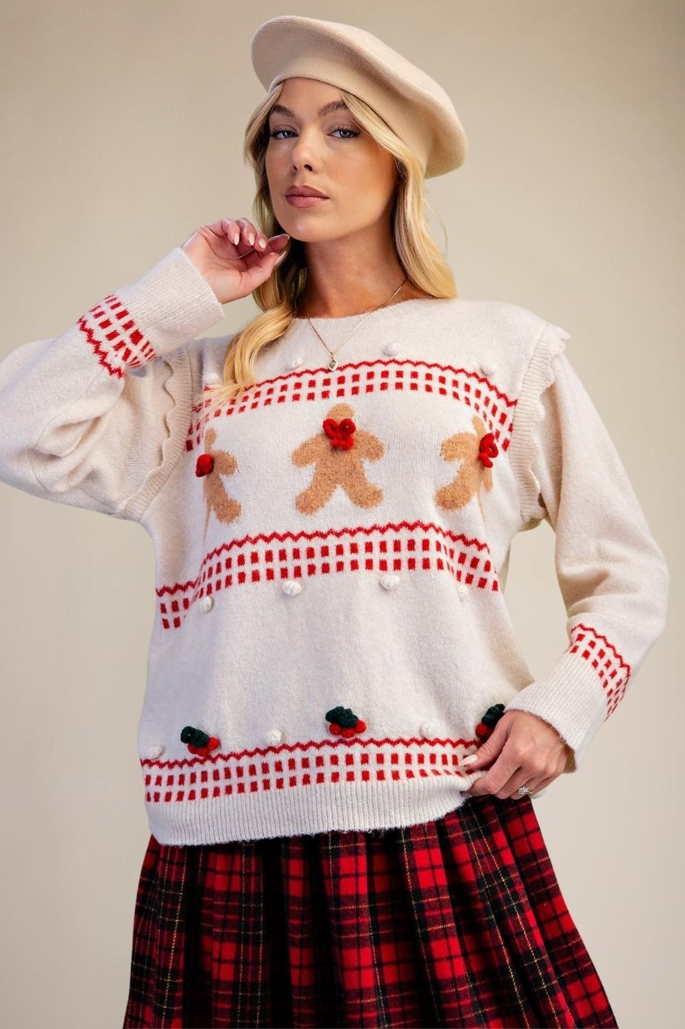 Gingerbread Social Sweater - Westly