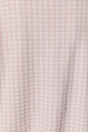 Gingham House Gingham Lounge Pullover - Light Pink Gingham