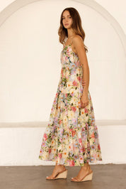 Giverny Floral Tiered Maxi Dress - Westly