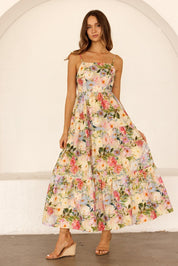 Giverny Floral Tiered Maxi Dress - Westly