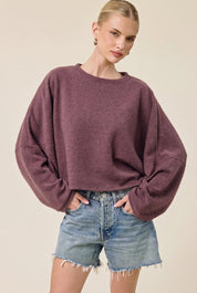 Glint Cropped Knit Pullover - Westly