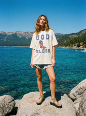 God Bless Cowboy Boot Graphic Tee - Westly