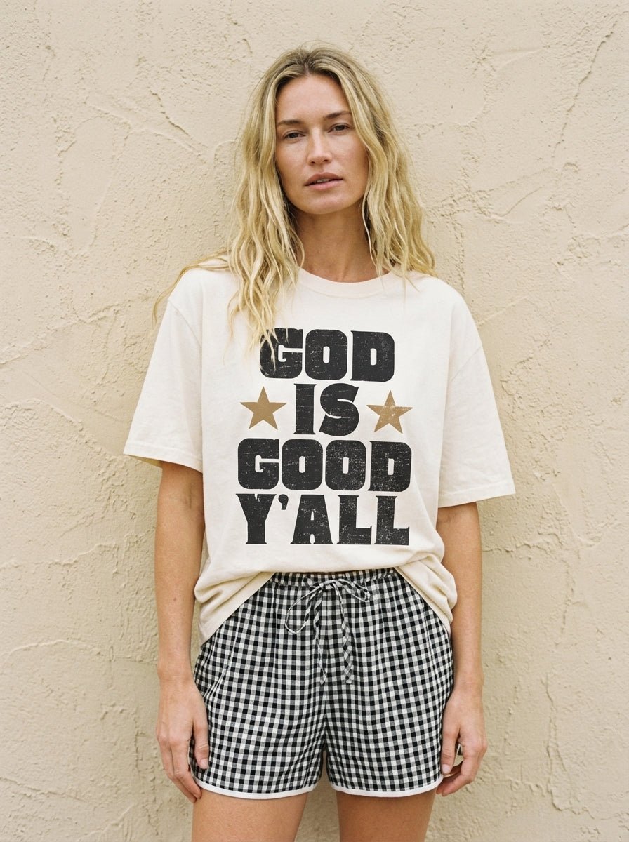 God Is Good Y’all Graphic Tee - Westly