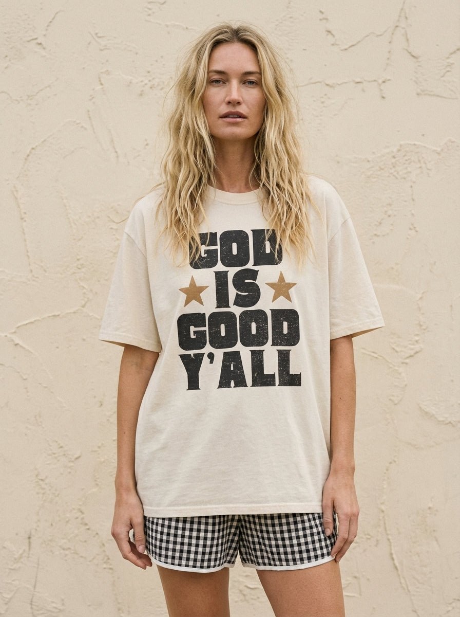 God Is Good Y’all Graphic Tee - Westly