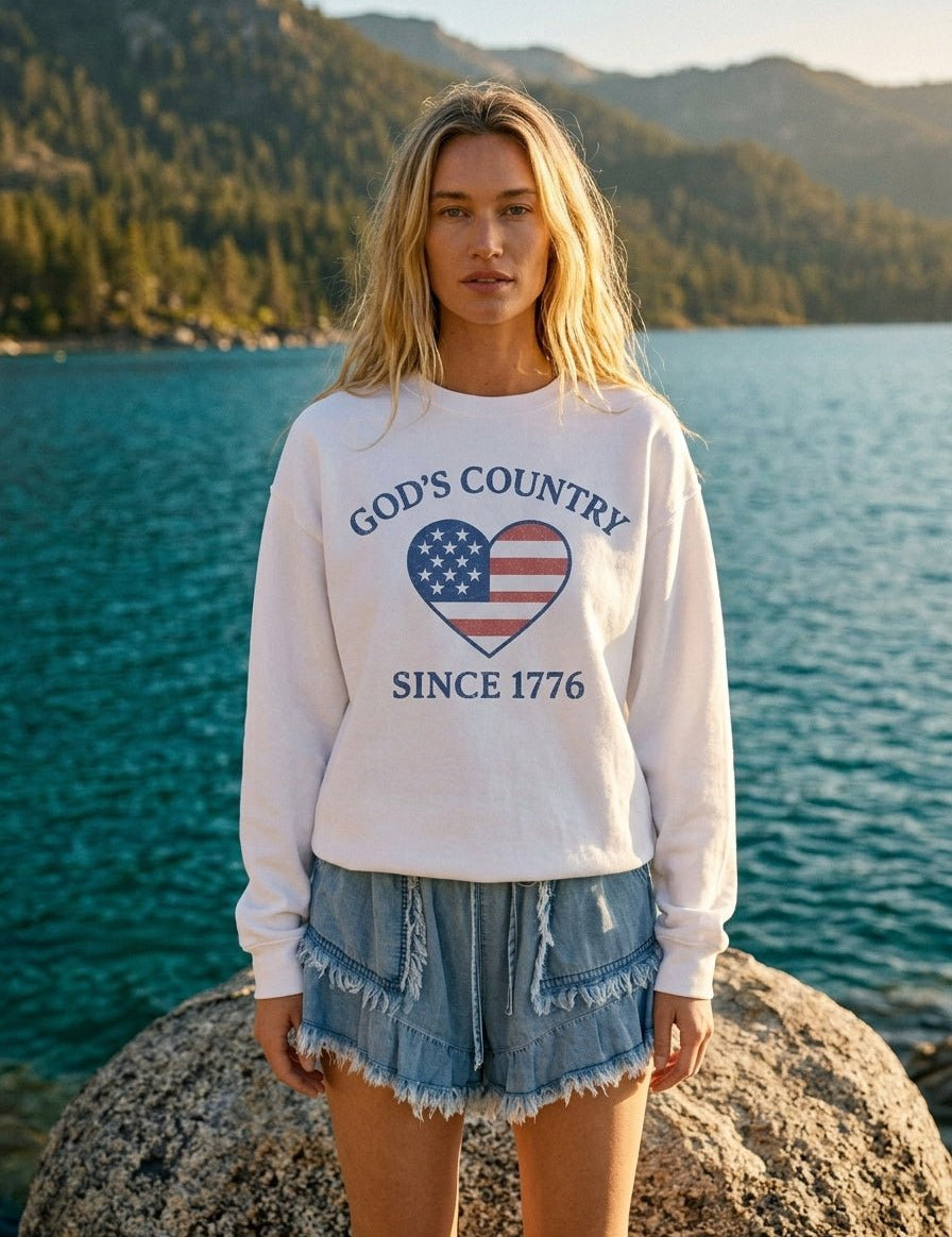 God’s Country Oversized Sweatshirt - Westly