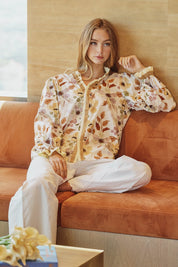 Goldie Ruffle Trim Floral Blouse - Westly