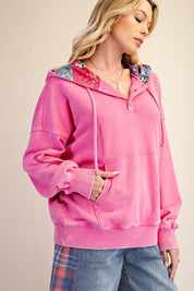 Good Company Peace Patch Washed Terry Hoodie - Westly