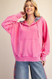 Good Company Peace Patch Washed Terry Hoodie - Westly