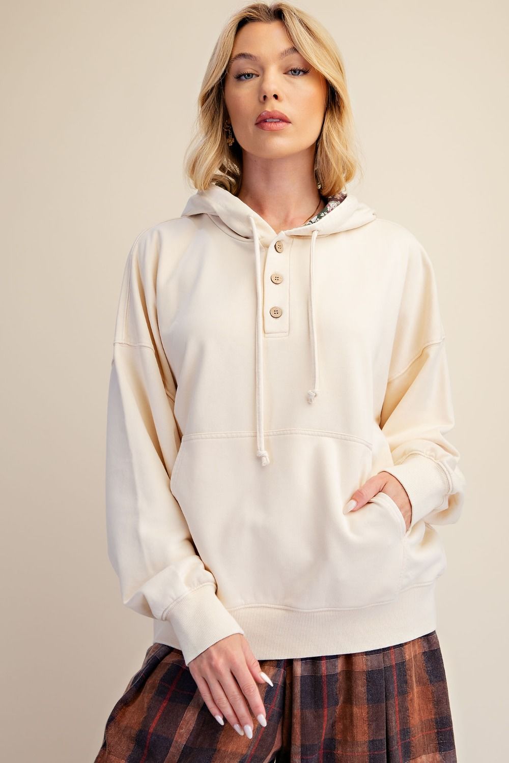 Good Company Peace Patch Washed Terry Hoodie - Westly