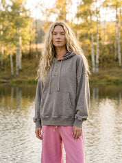 Good Company Peace Patch Washed Terry Hoodie - Westly
