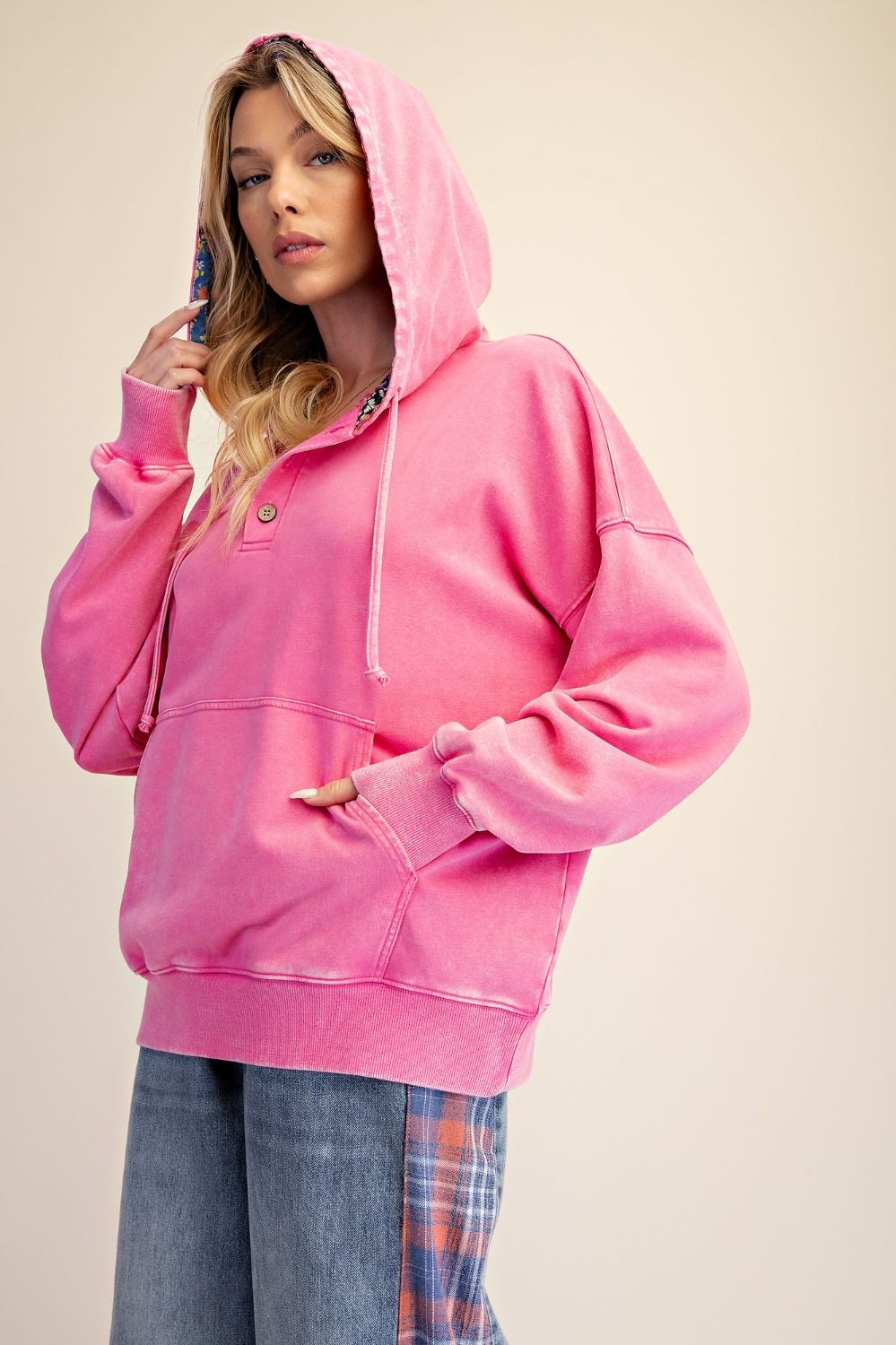 Good Company Peace Patch Washed Terry Hoodie - Westly