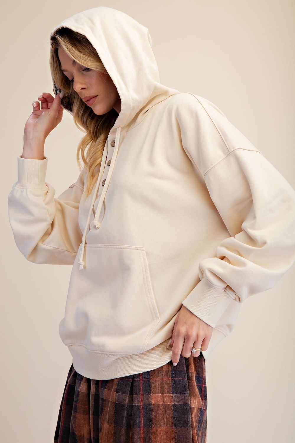 Good Company Peace Patch Washed Terry Hoodie - Westly