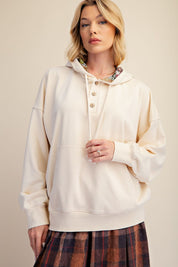 Good Company Peace Patch Washed Terry Hoodie - Westly