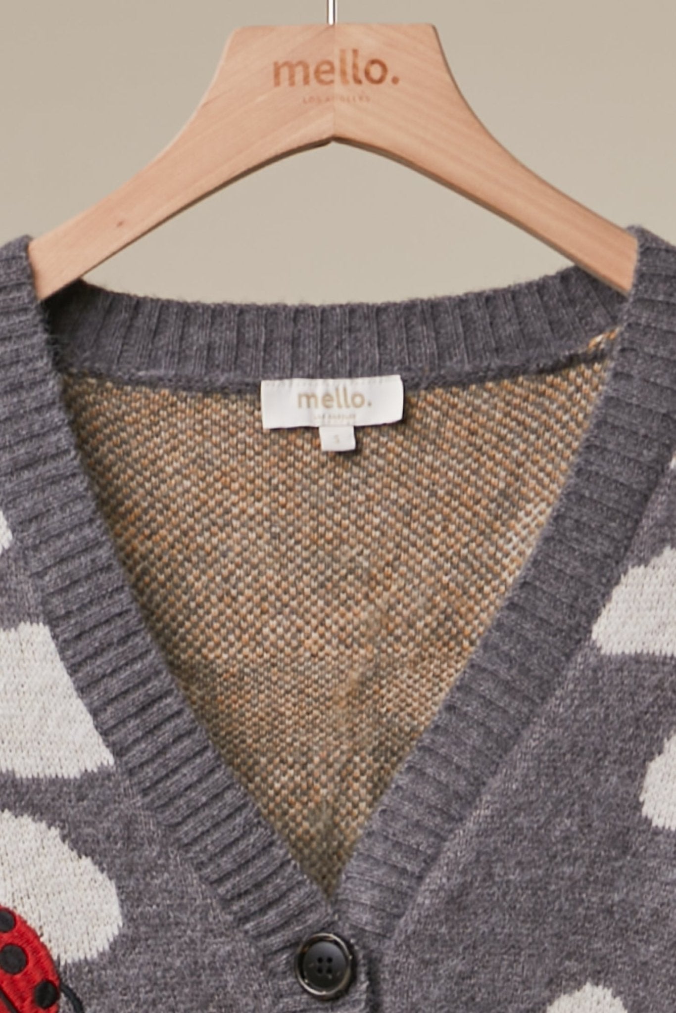 Good Fortune Ladybug Cardigan - Westly