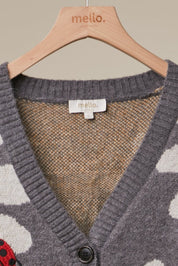 Good Fortune Ladybug Cardigan - Westly