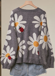 Good Fortune Ladybug Cardigan - Westly