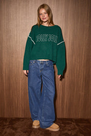 Good Tidings Blanket Stitch Sweater - Westly