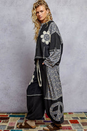 Good Vibrations Oversized Patchwork Thermal - Westly