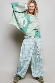 Good Vibrations Oversized Patchwork Thermal - Westly
