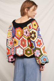 Gram Gram's Chunky Oversized Crochet Sweater - Westly