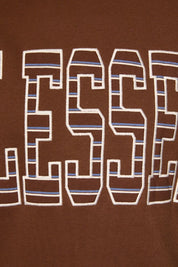 Grateful Blessed Mock Neck Sweatshirt in Brown - product photo 5