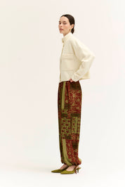 Greystone Funnel Neck Crop Cardigan in Ivory, photo 5