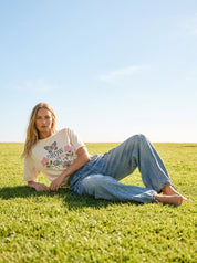 Grow In Grace Oversized Graphic Tee - Westly