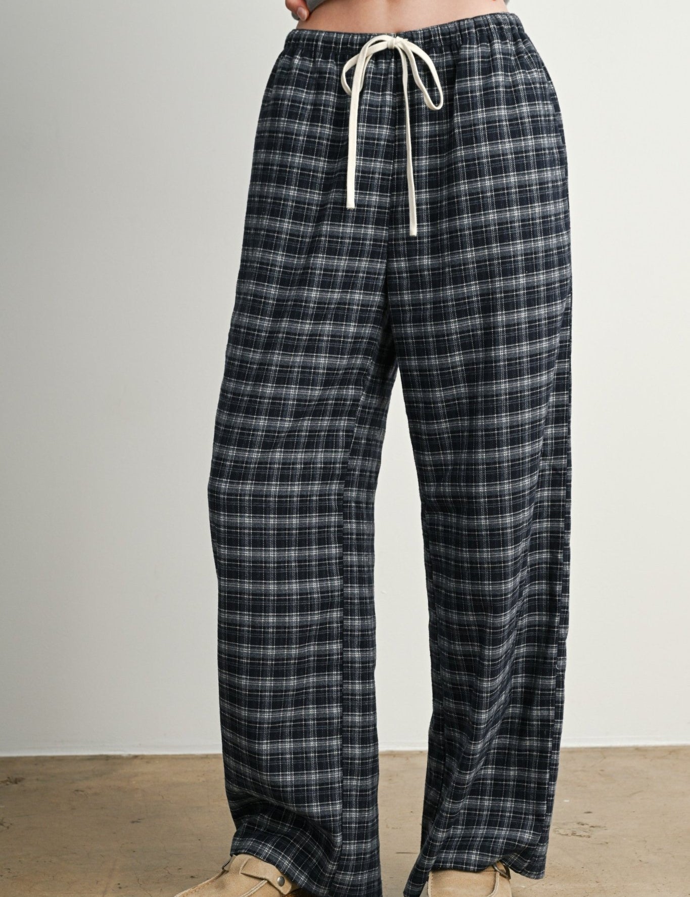 Hearthstone Plaid Drawstring Pants - Westly