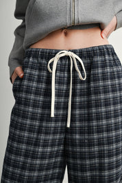 Hearthstone Plaid Drawstring Pants - Westly