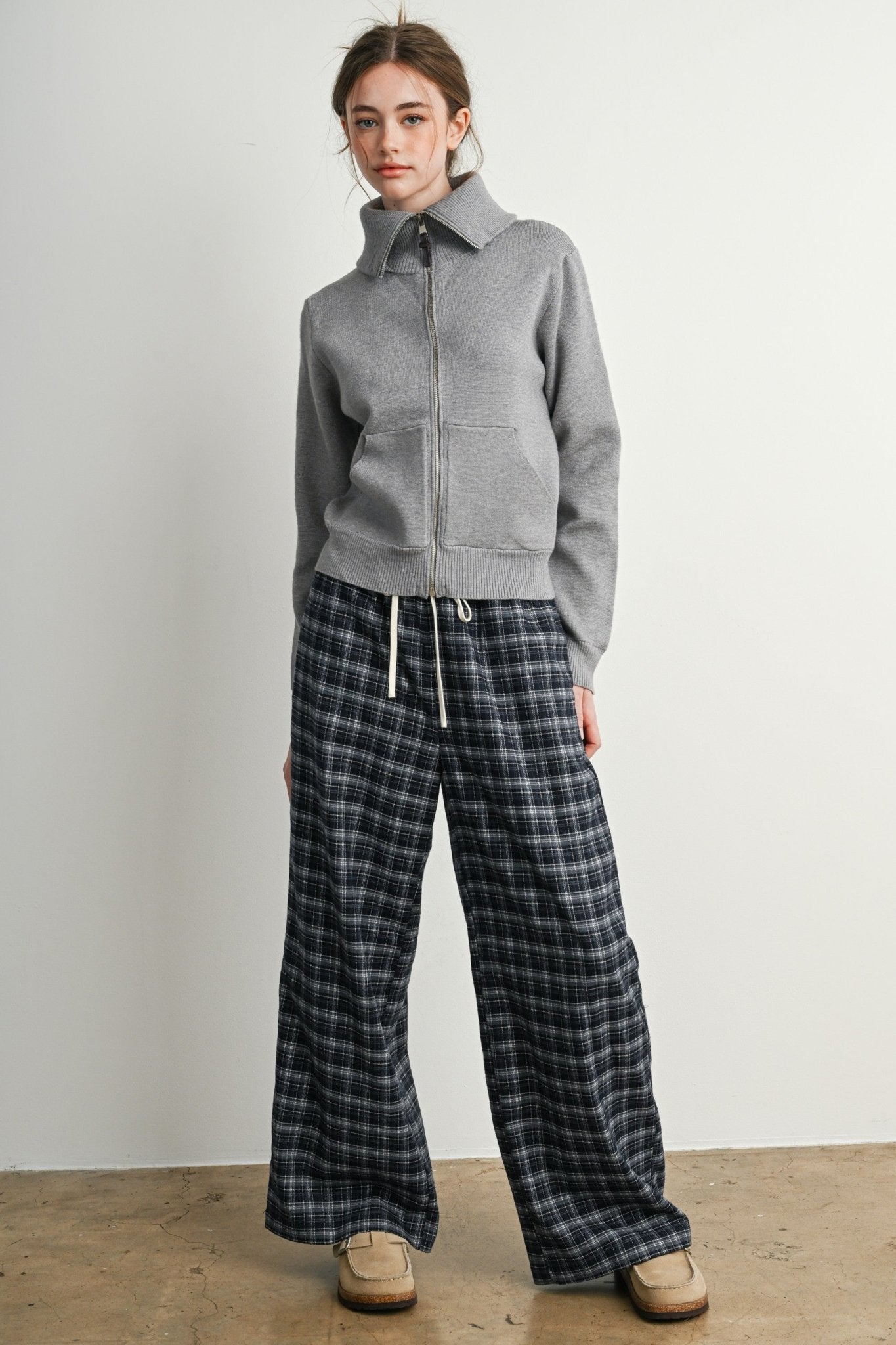 Hearthstone Plaid Drawstring Pants - Westly