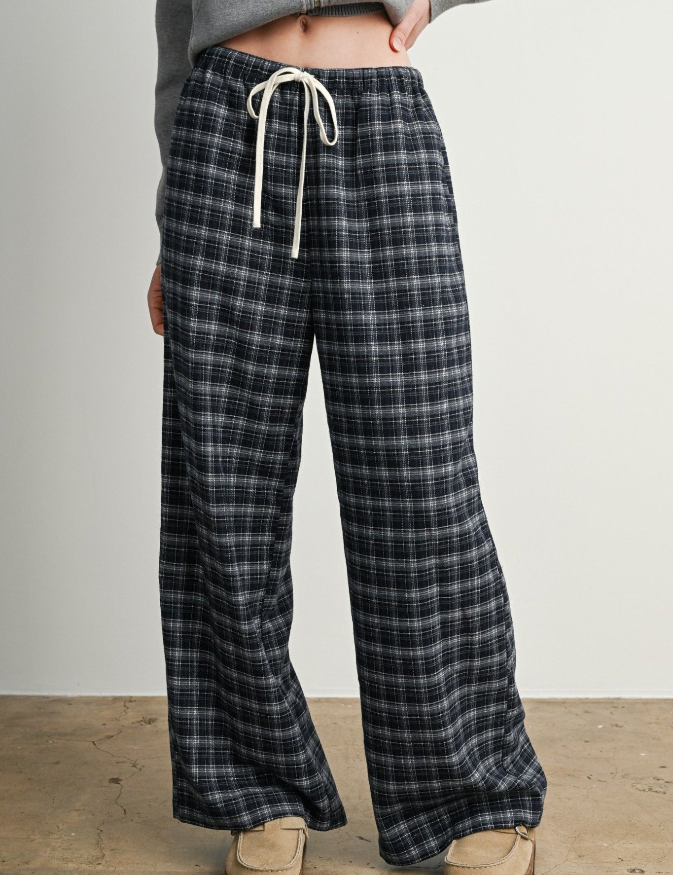 Hearthstone Plaid Drawstring Pants - Westly