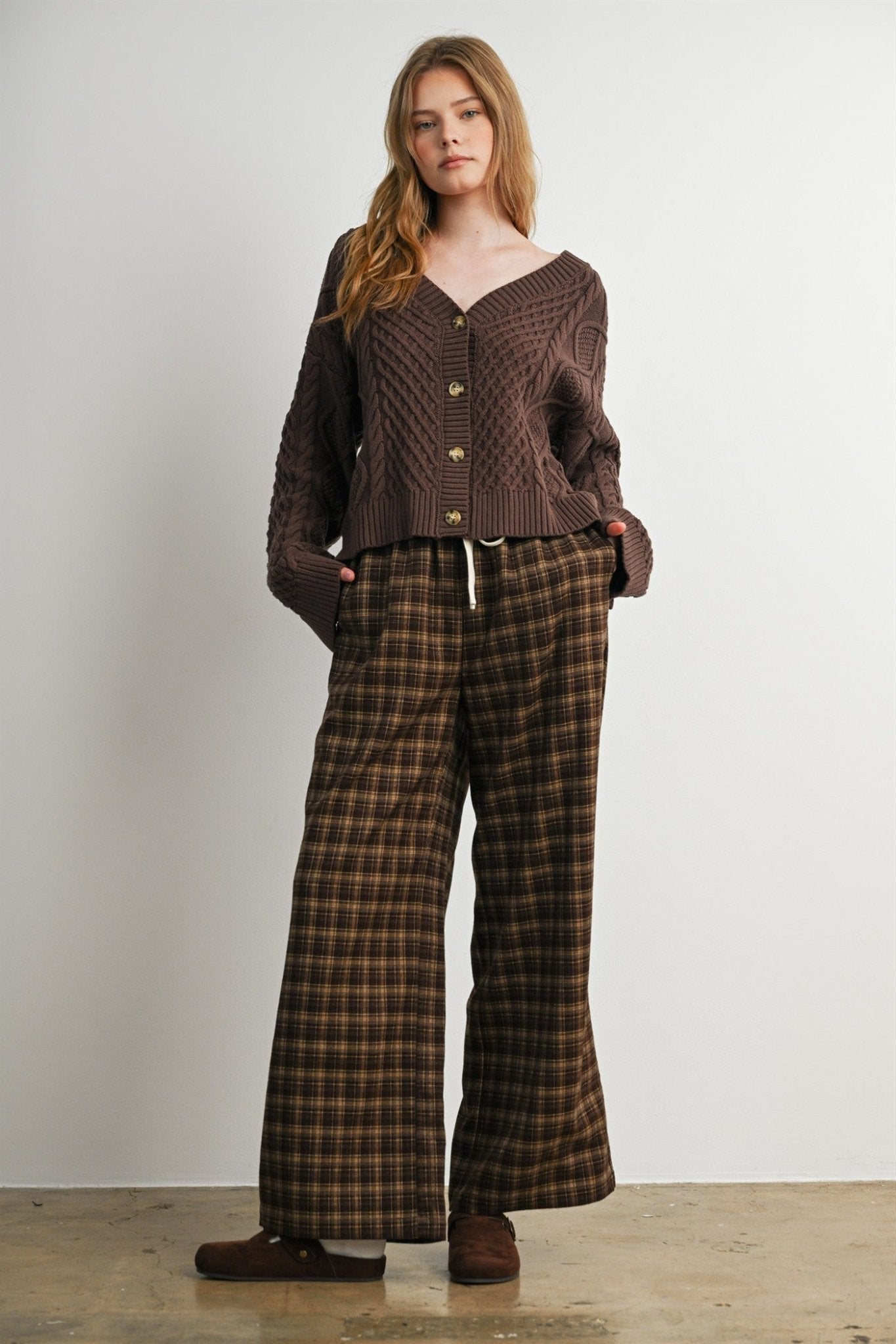 Hearthstone Plaid Drawstring Pants - Westly