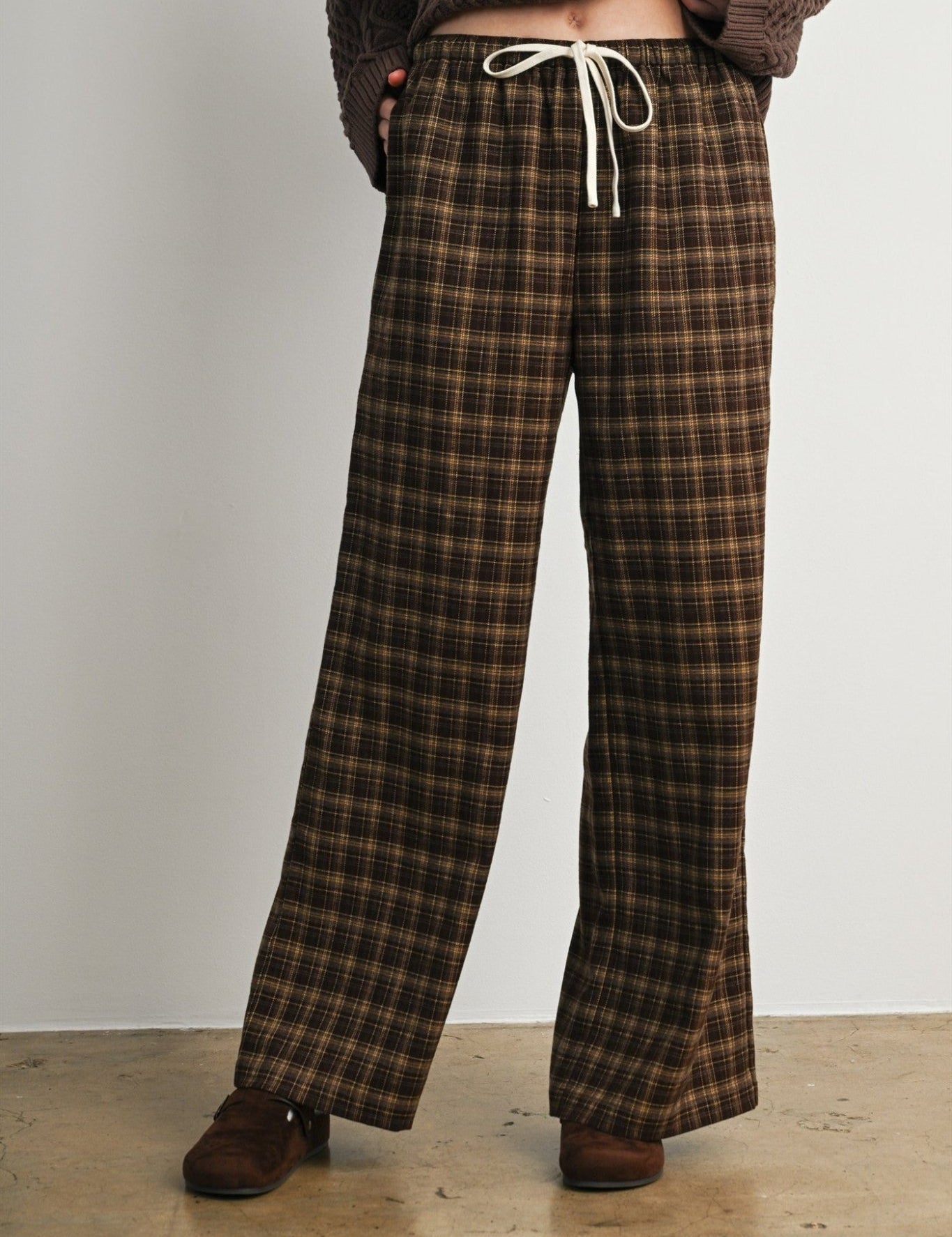Hearthstone Plaid Drawstring Pants - Westly