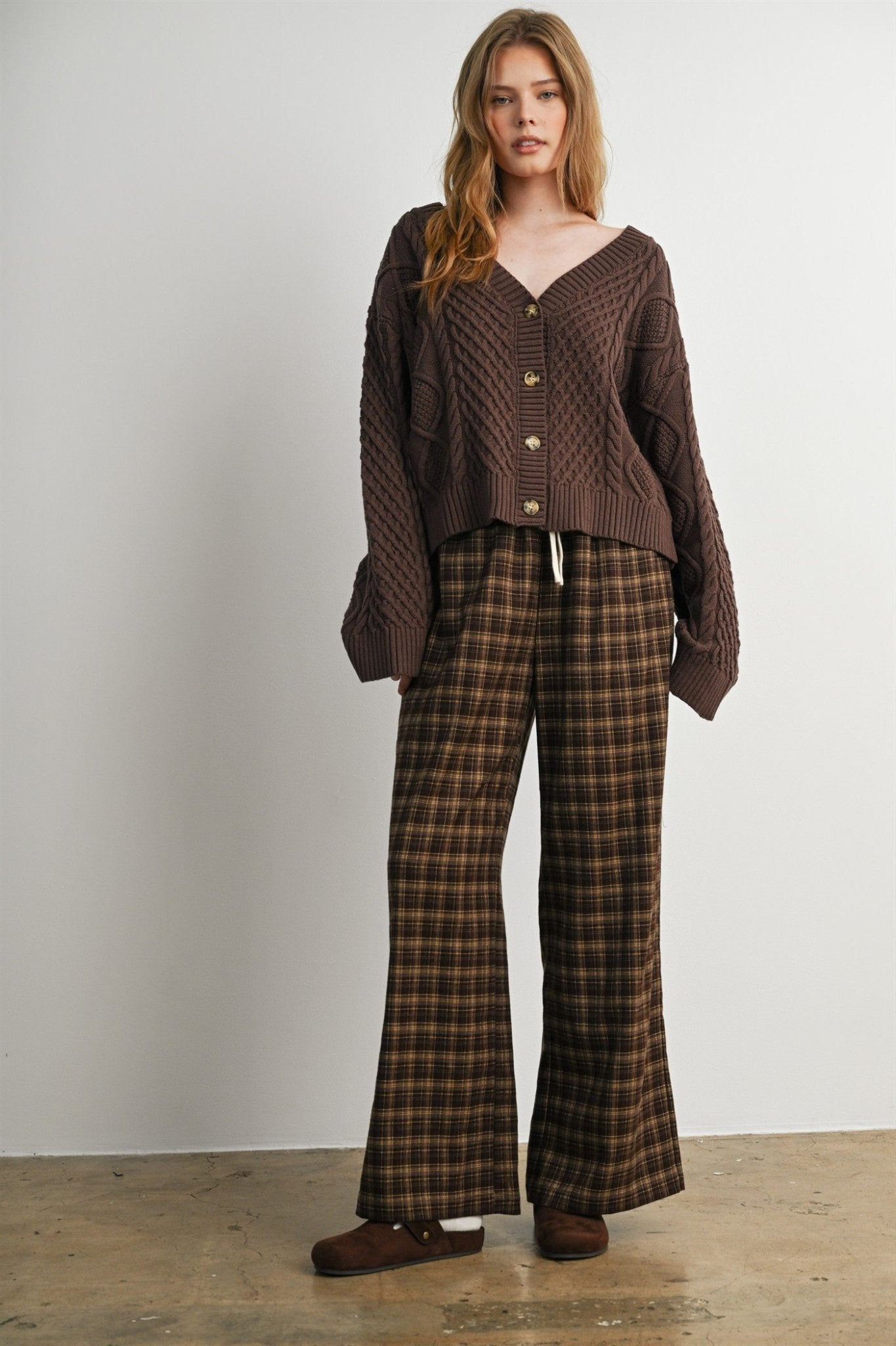 Hearthstone Plaid Drawstring Pants - Westly