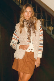 Hearthwood Shaggy Faux Fur Vest - Westly