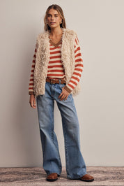 Hearthwood Shaggy Faux Fur Vest - Westly