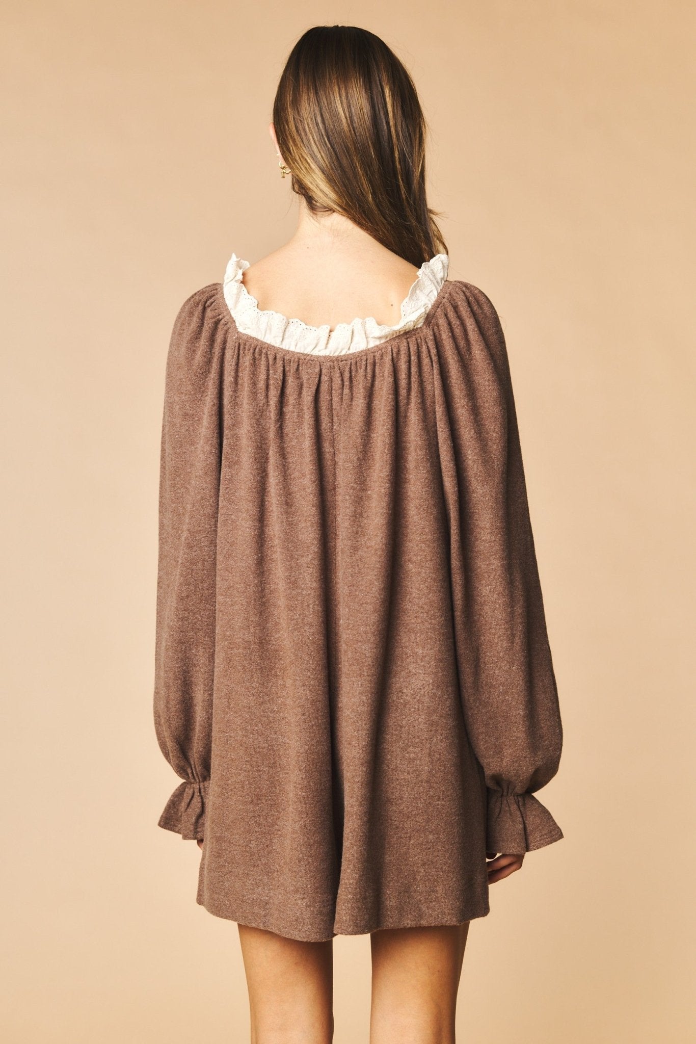 Heartstrings Ruffle Pocket Lounge Romper - Westly