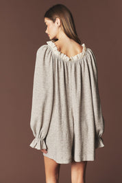 Heartstrings Ruffle Pocket Lounge Romper - Westly