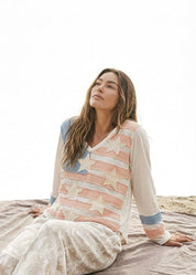 Heritage Patchwork Knit Top - Westly