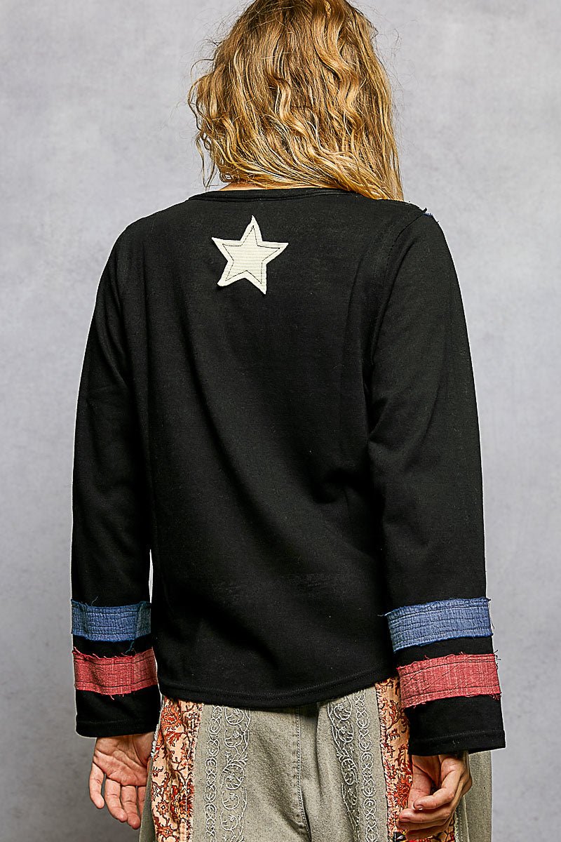 Heritage Patchwork Knit Top - Westly
