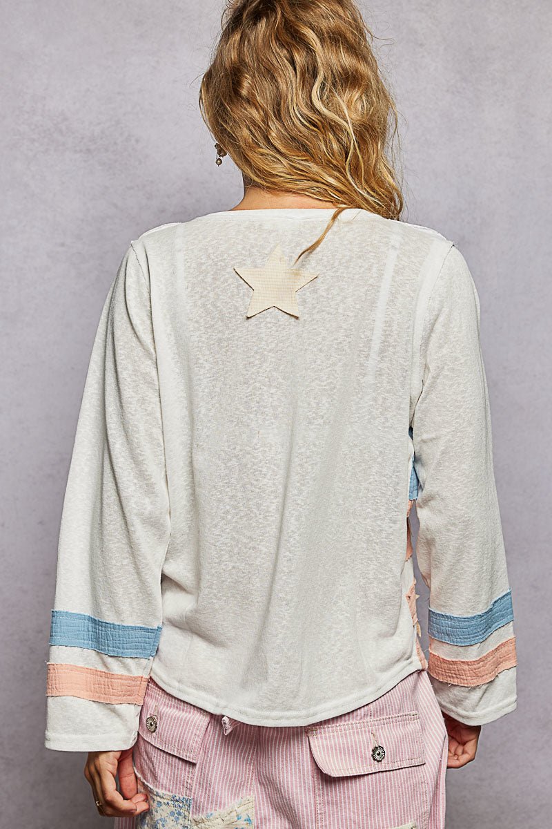 Heritage Patchwork Knit Top - Westly