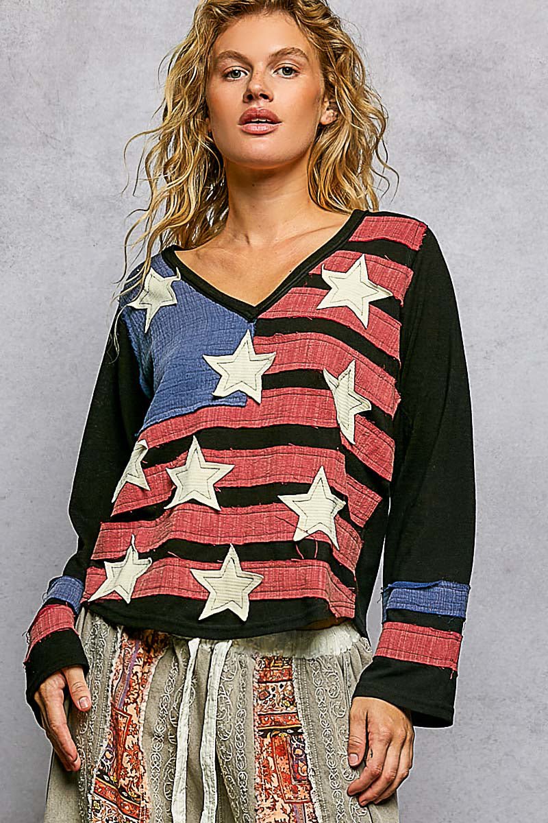 Heritage Patchwork Knit Top - Westly