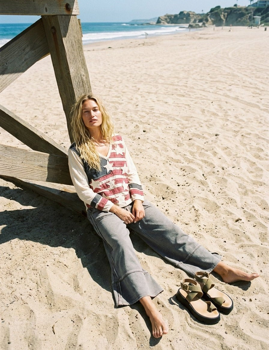 Heritage Patchwork Knit Top - Westly