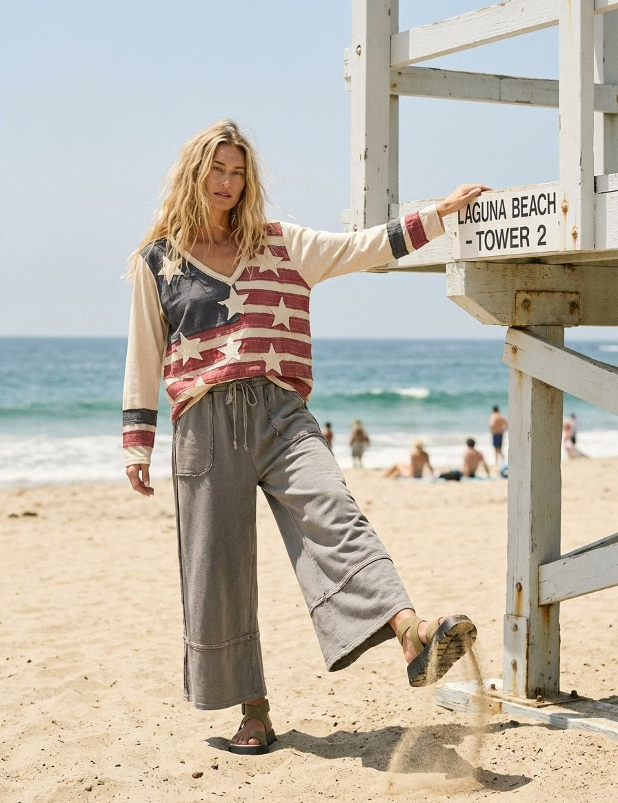 Heritage Patchwork Knit Top - Westly