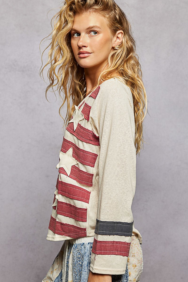 Heritage Patchwork Knit Top - Westly
