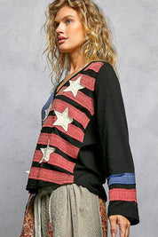 Heritage Patchwork Knit Top - Westly