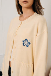 Hibiscus Hideaway Knit Cardigan - Westly