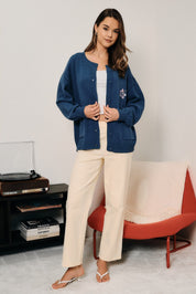 Hibiscus Hideaway Knit Cardigan - Westly