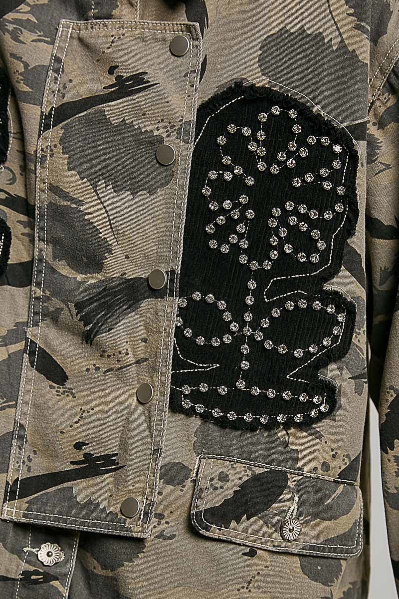 Hidden Abstraction Vintage Camo Jacket - Westly